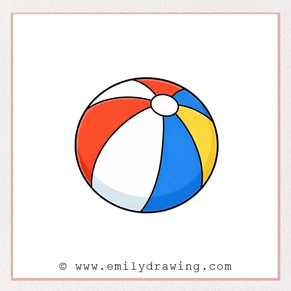 Preview of Beach Ball drawing